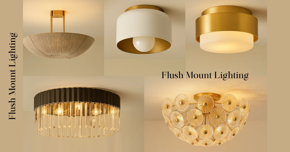 5 Chic Flush Mount Lights That Will Change Your Home Immediately