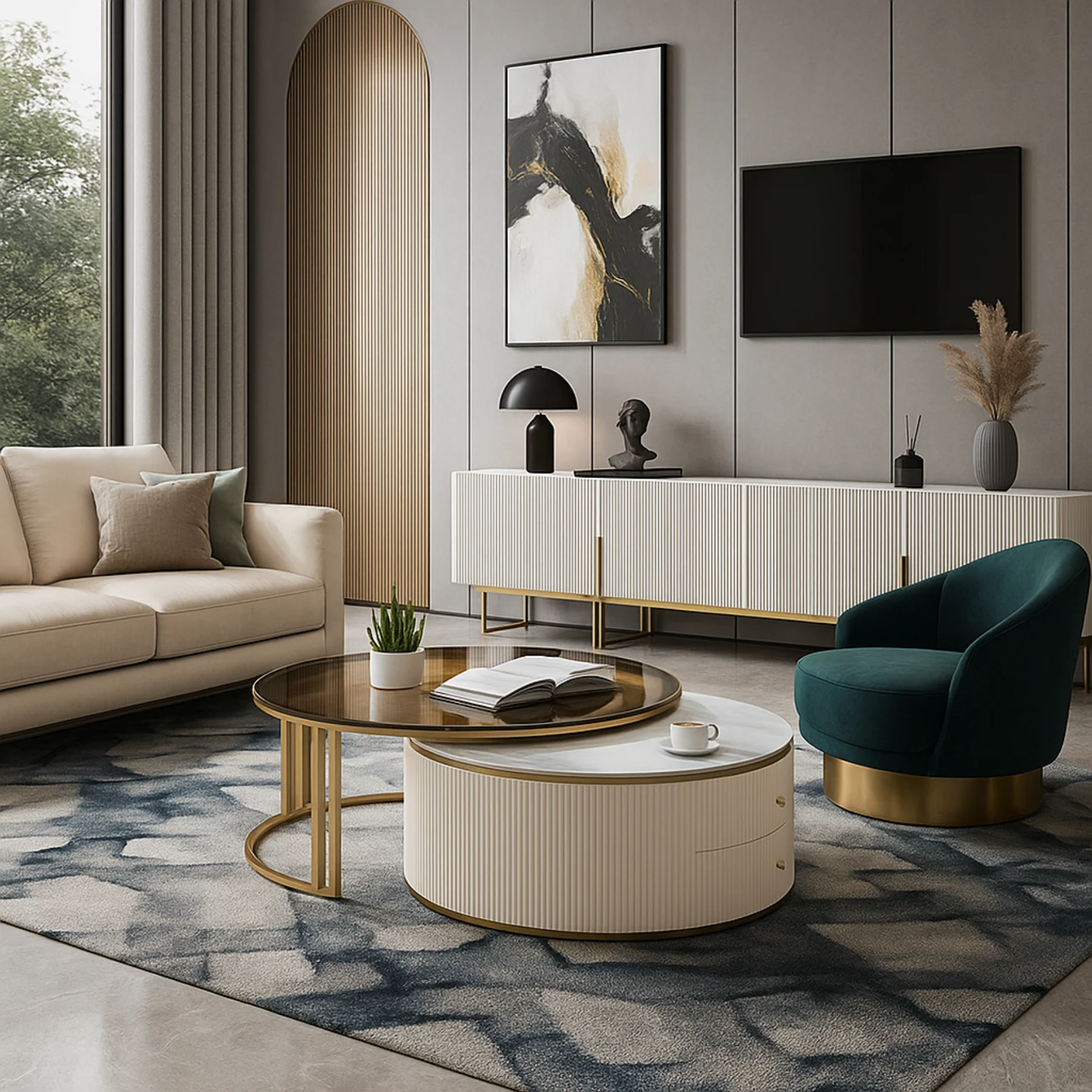 5 Stunning Round Coffee Tables That Bring Class, Style, and Elegance to Your Home